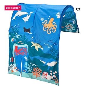 IKEA Kira bed tent, ocean animals print